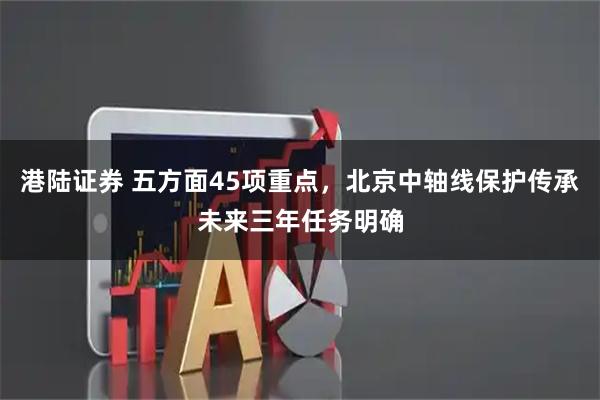 港陆证券 五方面45项重点，北京中轴线保护传承未来三年任务明确